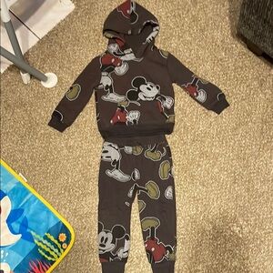 Disney Junior Mickey Hooded Sweatshirt - Black